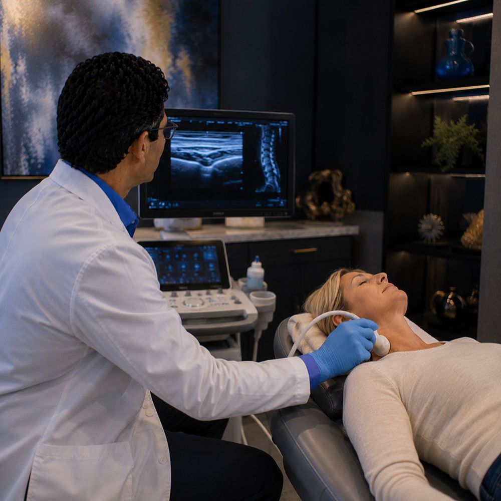 Image-guided regenerative treatment for chronic neck pain in Tampa, Florida.