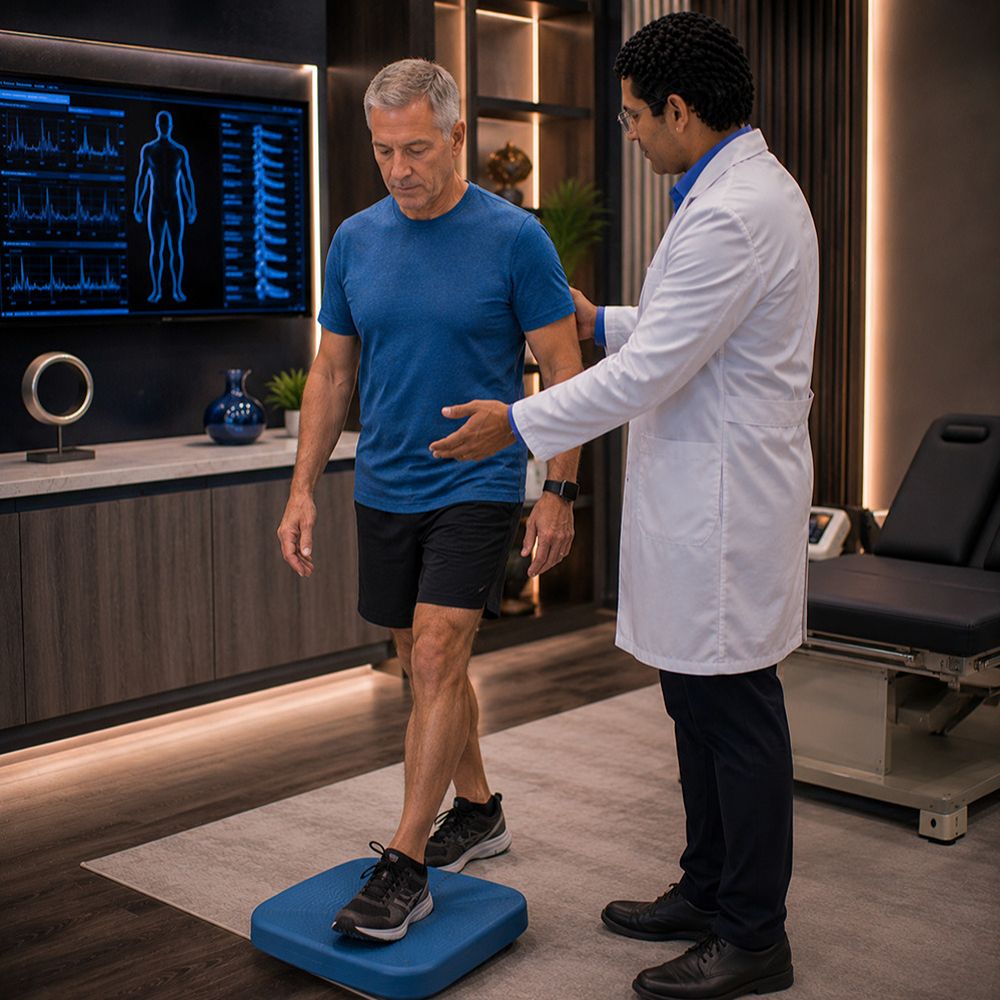 Slip and fall injury treatment with a neurologist in Tampa, Florida.